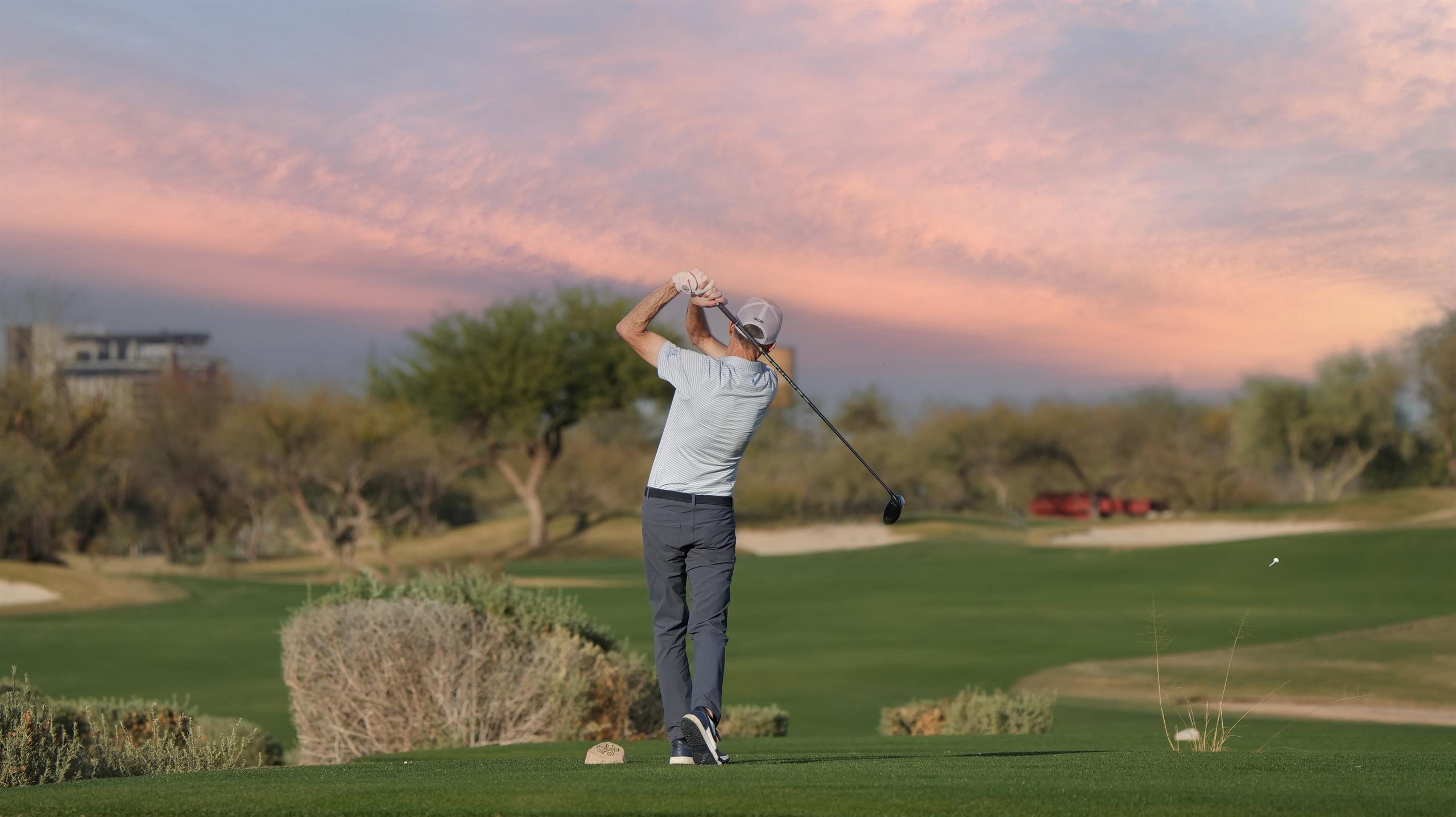 Cattail_7_Golfer_into_sunset