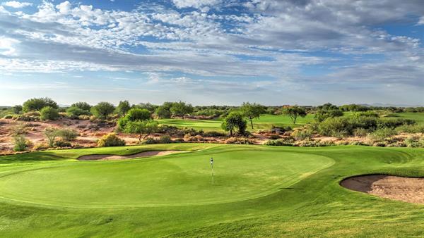 Hole 17, 10 is in the distance